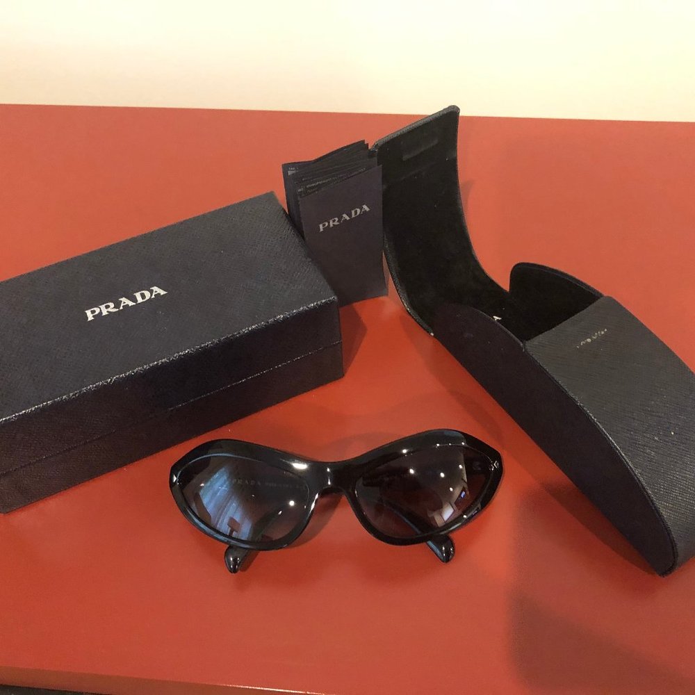 PRADA Womens Designer Sunglasses Black